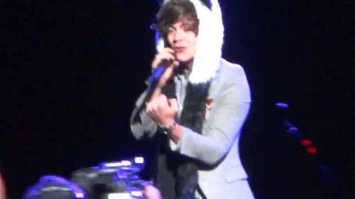  Harry wearing a panda hat during Up All Night [x] 