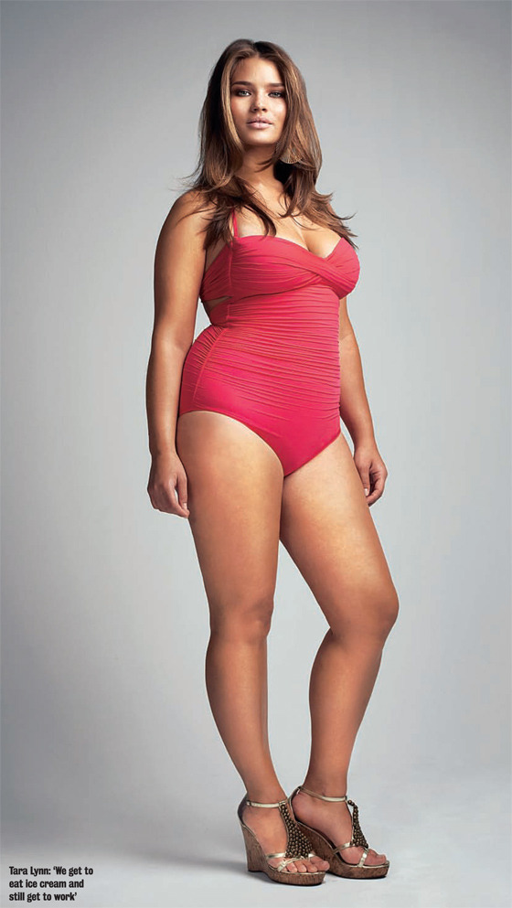 Tara lynn plus size model nude