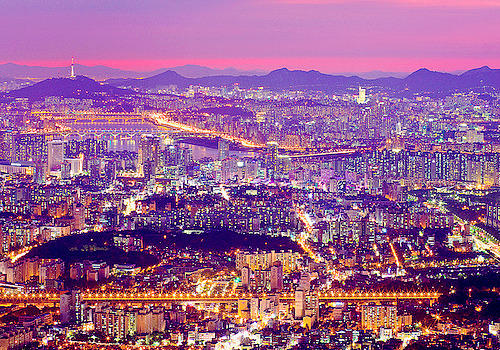 View from Namhansanseong, South KoreaSEOUL, SOUTH KOREA