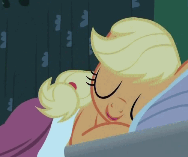 time to sleep with Applejack