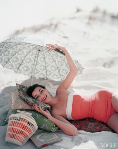 US Vogue July 1954, photograph by Karen Radkai. Rabbit Hole || Summer in the Vogue Archives
