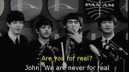 Beatles not real