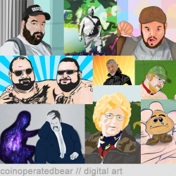Steven Curtis A digital artist focused mainly but not exclusively on larger men.