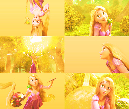  rapunzel + yellow | asked by come-along-potter 