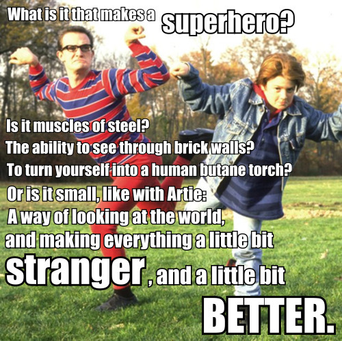 artie the strongest man in the world on Tumblr