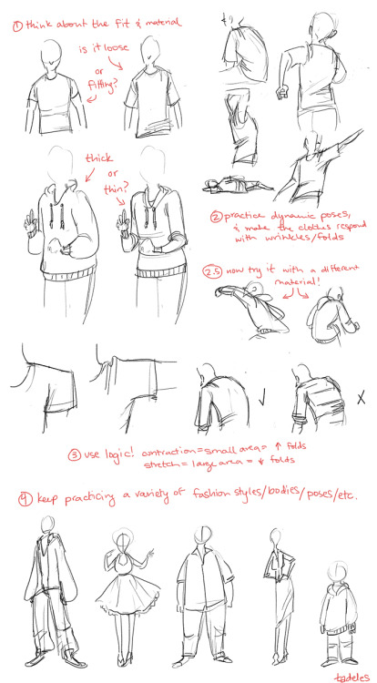 some clothing tips for omgaloshes! if anyone wants, I&#8217;ll try to do a part 2 of this, where I draw different articles of clothing. just let me know! :) x