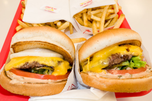 Delicious In-N-Out Burgers and Fries.