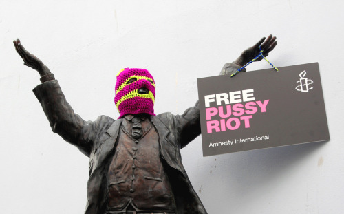 '90 minutes activism shoot; Amnesty International Belfast, Free Pussy Riot' 1/6