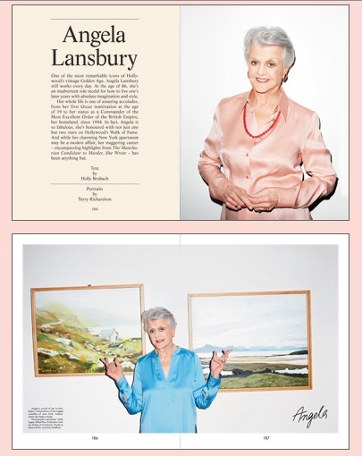 Angela Lansbury on the cover of The Gentlewoman magazine by Terry Richardson