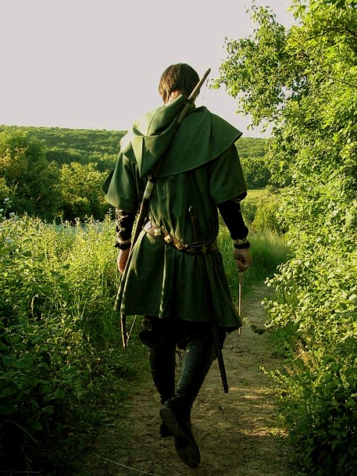 Larp costume - forest outlaw. on Pinterest | Robin Hoods, Leather ...