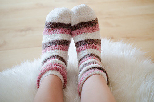 theprincessphotodiary: fuzzy socks &lt;3