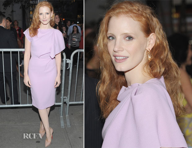 TGIF.
Thank Ginger It&#8217;s Friday.
Brought to you by Jessica Chastain.