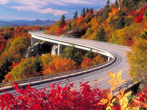 Autumn, Blue Ridge Parkway, Asheville, North Carolina