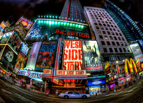 savvydarling: Times Square Fisheye by Randy Le’Moine Photography on Flickr.
