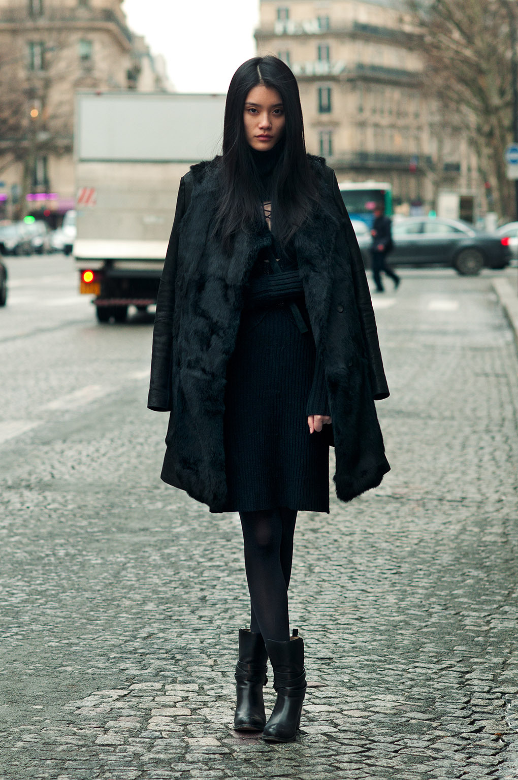 jeou: “black is the color of my hair, my eyes and my spirit”- ming xi for grey magazine september 2012 