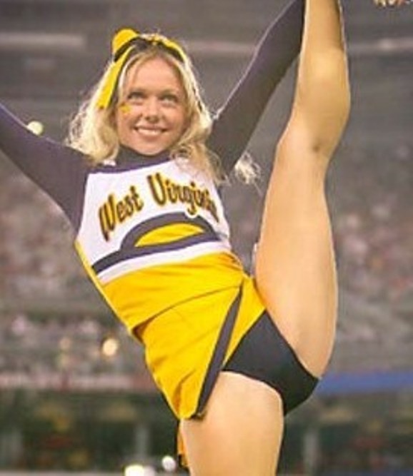Upskirts college cheerleader 18 years