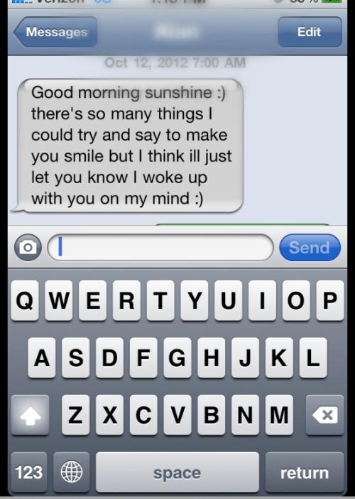To in the text things morning boyfriend your 30 Good