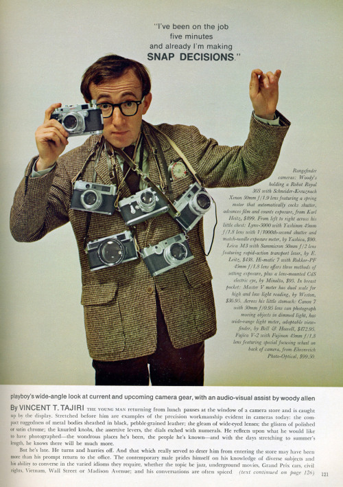  Woody poses for Playboy May 1966 
