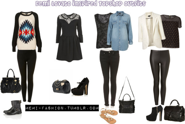 on hiatus, Demi Lovato inspired Topshop outfits by joliej...