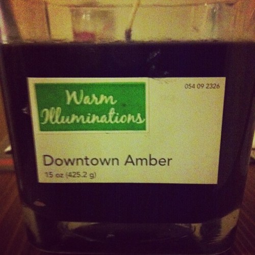 Not gonna lie. I bought this candle cuz I thought it said Downton Abbey. #Grantham4Life (at My crib)