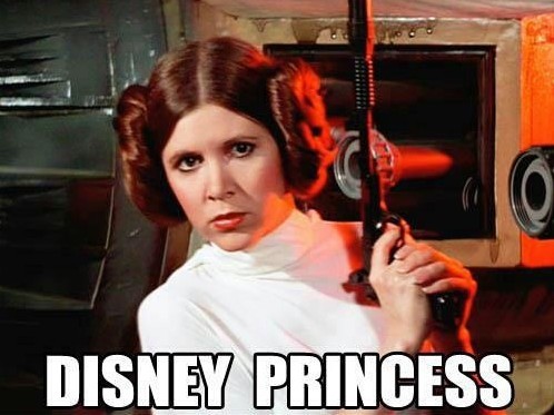 Leia, now a Disney Princess