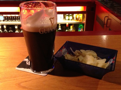 Guiness and chips