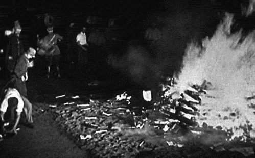 via gifmovie: “Wherever they burn books they will also, in the end, burn human beings.”Heinrich Heine 
