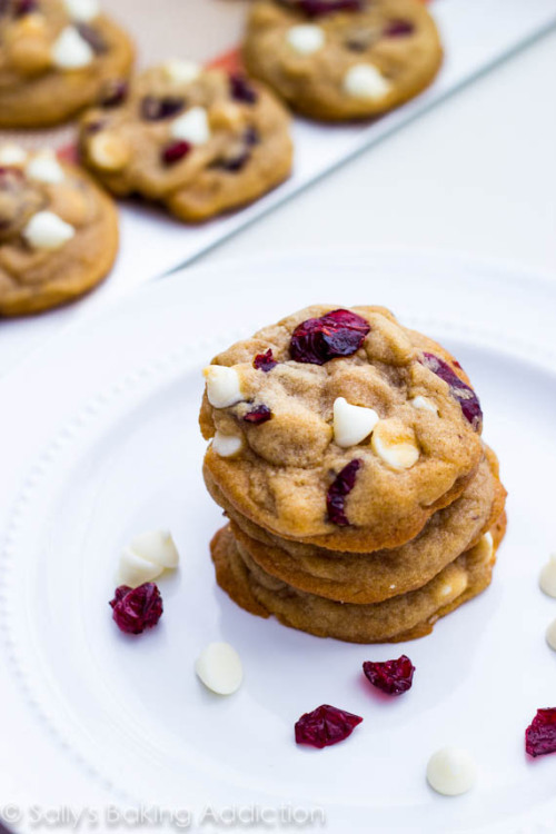dietkiller: White Chocolate Chip Cranberry Cookies