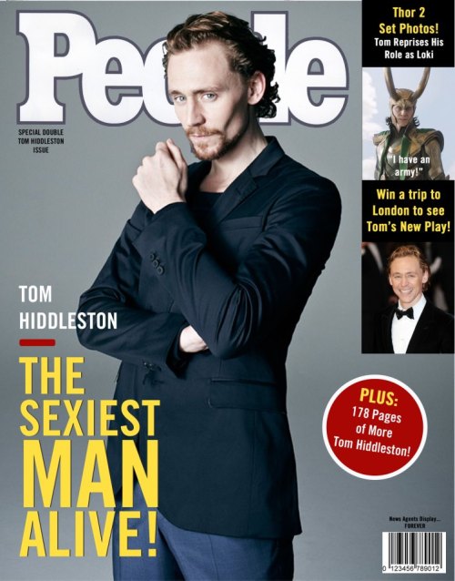 Thanks to Mikki for the best mock up cover EVER! Tom Hiddleston will&nbsp;forever&nbsp;and always be our Sexiest Man Alive!&nbsp;