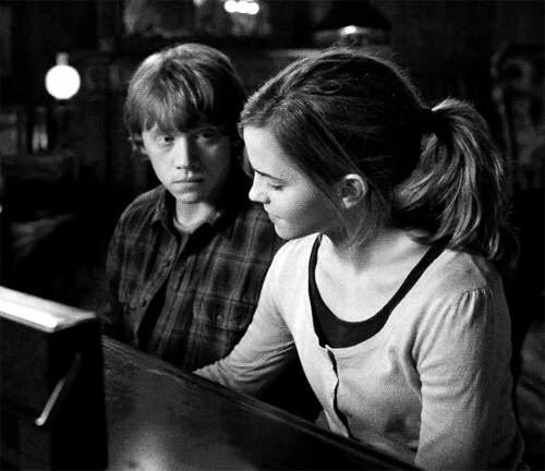 hermione and ron &lt;3