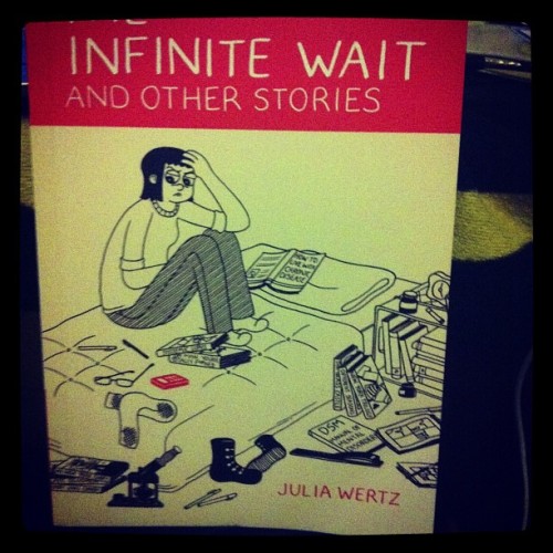 Just finished reading The Infinite Wait and Other Stories by Julia Wertz (@Julia_Wertz). Definitely a contender for best of the year!