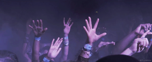 piercethedispute: free-l0ve: radkes-raddict: crrrash: best feeling ever That part of any song at that concert. With all the little power you have after moshing, you pump your arm up with your hands open. Like this. I do this every time when the music hit me hard. I can feel the weight of all the pain and depression off of me. ^ ^^ 