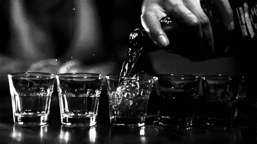 black and white alcohol gif | WiffleGif