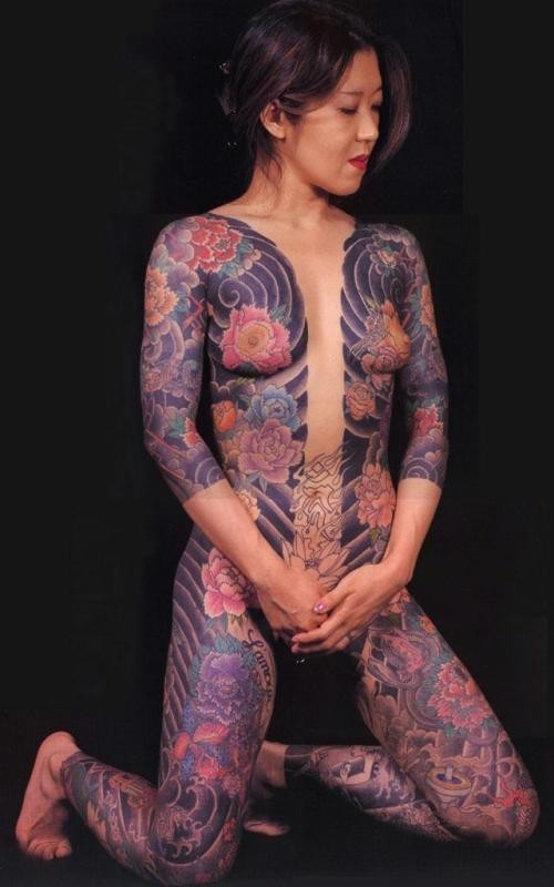 Body tattoos on naked women Full Body Naked Tattooed Lady New Porno